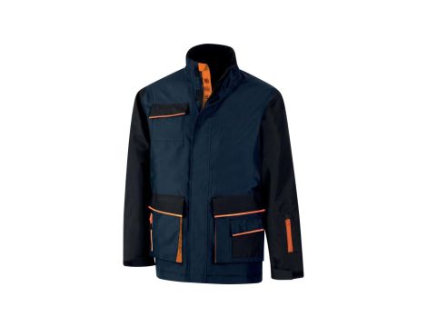 Kurtka nieprzemakalna - płótno Oxford 100 poliester membrana TPU kolor Granatowo-czarny, rozmiar: 3XL, PALMABM3X