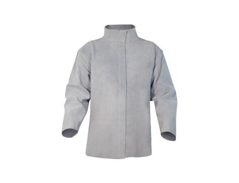 Bluza spawalnicza z dwoiny bydlęcej, kolor Szary, rozmiar: XL, SUMVESGRXG