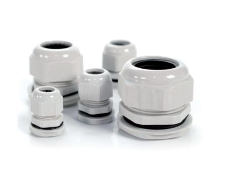 Dławica kablowa z gwintem PG-16 jasnoszary (1szt.)