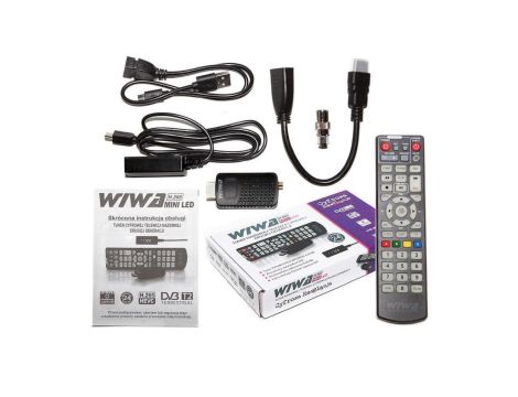 Tuner DVB-T/T2 WIWA H.265 MINI LED