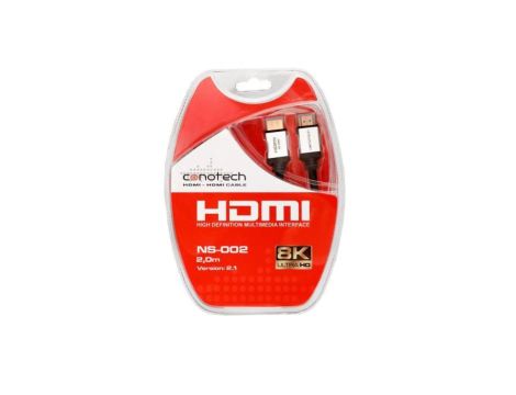 KABEL HDMI Conotech NS-002 ver.2.1 ULTRA HIGH SPEED 8K - 2m