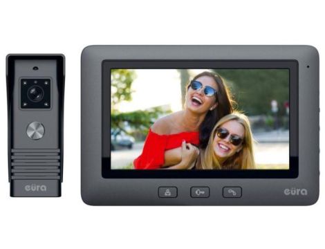 Wideodomofon EURA VDP-45A3 ALPHA CZARNY