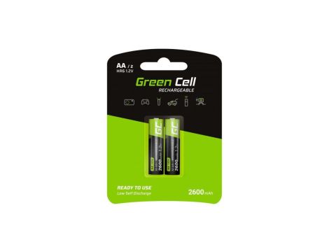 AKUMULATORKI Green Cell 2x AA HR6 2600mAh GR05