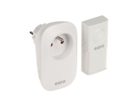 Dzwonek bezprzewodowy bezbateryjny z gniazem 230V AC WDP-91H2 AC 230V