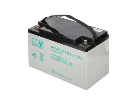 Akumulator VRLA żelowy 12V 100Ah (żywotność 10-12lat) MWLG 100-12EV M6
