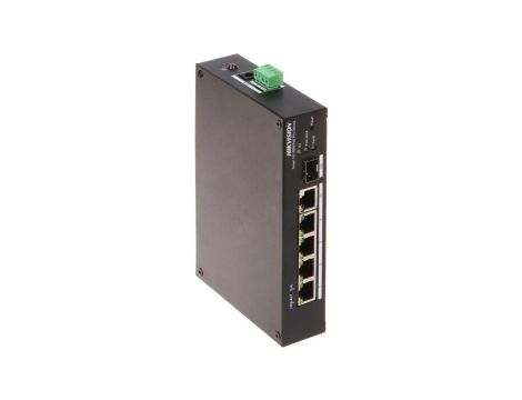 Switch przemysłowy PoE 4-portowy 100Mbos + SFP DS-3T1306P-SI/HS