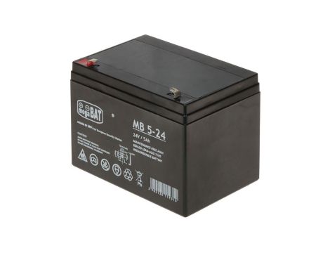 Akumulator VRLA AGM 24V 5Ah (żywotność 3-5lat) MB 5-24 T1