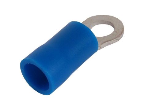 Końcówka kablowa izolowana oczkowa Cu M3 100szt niebieska OKB3