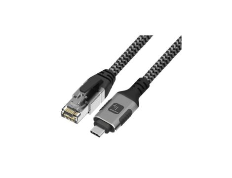 Kabel sieciowy USB-C na gigabit ethernet RJ45 ICOC U3C-RJ45-030 /3m/