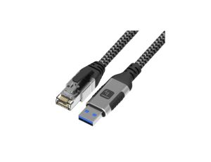 Kabel sieciowy USB-A na gigabit ethernet RJ45 ICOC U3A-RJ45-030 /3m/
