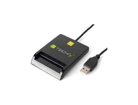 Czytnik kart chipowych smart card USB-A 2.0 techly I-CARD CAM-USB2TY2