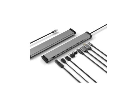 Stacja dokująca USB-C na HDMI/USB-C/USB-A/RJ-45/USB-C PD IUSB31C-DOCK9HPD