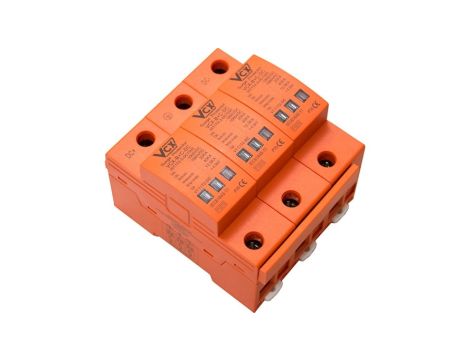 Ogranicznik przepięć fotowoltaiczny DC typ 1+2 (B+C) 3P 12,5kA 1000V VCX