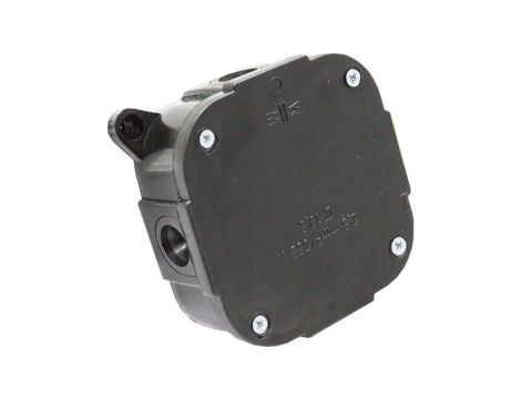 Puszka hermetyczna natynkowa utwardzana IP44 z zaciskami VP-74 88x88x40mm czarna V07455