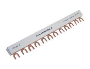 Szyna łączeniowa grzebieniowa 3-F trójfazowa 63A 1 metr 54 moduły