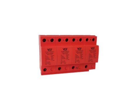 Ogranicznik przepięć L2 Typ T1 4P 40kA 385V AC iskiernik gazowy (GDT) VCX