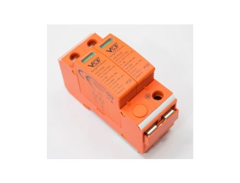 Ogranicznik przepięć DC PV 2P Typ T2 1000V fotowoltaika panel