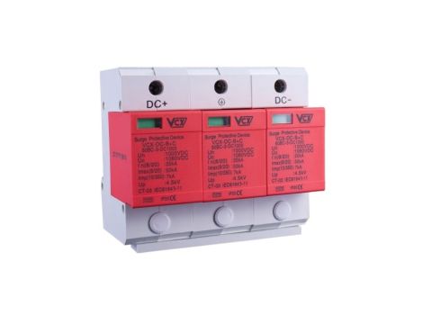 Ogranicznik przepięć DC Typ T1+T2 3P VCX 7kA 1000V