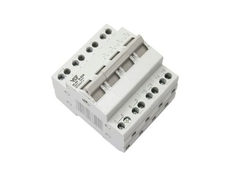 Przełącznik zasilania sieć-agregat VCX 4P 63A 1-0-2