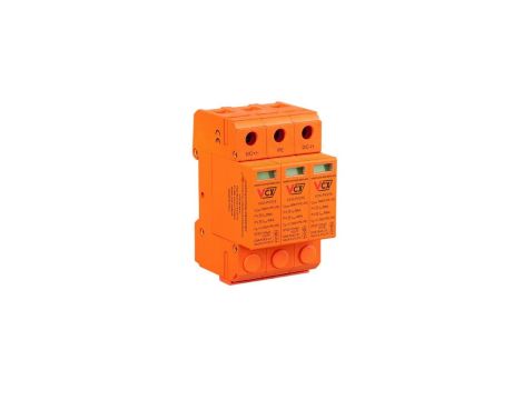 Ogranicznik przepięć PV DC typ T2 (C) 3P 1000V Professional Plus