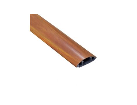 Listwa maskująca przewody TV maskownica uniwersalna napodłogowa naścienna 50x15mm drewno ciemne 2m