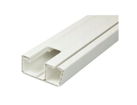 Kanał parapetowy dwuścienny PK 120x55 KOPOS do instalacji modułów 45x45mm Mediabox / 2 m /