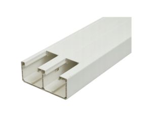 Kanał parapetowy dwuścienny PK 160x65 KOPOS do instalacji modułów 45x45mm Mediabox / 2 m /