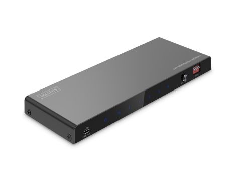 Rozdzielacz / Splitter HDMI 1x4, 8K/60Hz (4:4:4) z HDR, 48 Gbps, HDCP 2.3. Toslink / Stereo, EDID DS-55340