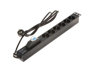 Listwa zasilająca do szaf RACK 19cali PD-6/R-1P 1.8m