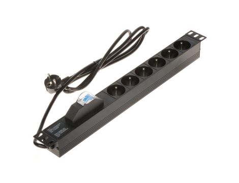 Listwa zasilająca do szaf RACK 19cali PD-6/R-1P 1.8m