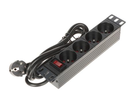 Listwa zasilająca do szaf RACK 10cali PD-4/R10