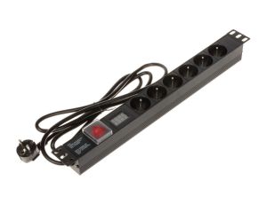 Listwa zasilająca do szaf RACK 19cali PD-6/R-VA