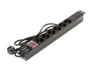 Listwa zasilająca do szaf RACK 19cali PD-6/R