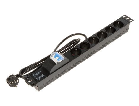 Listwa zasilająca do szaf RACK 19cali PD-6/R-2P 1.8m