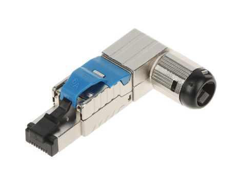 Wtyk teleinformatyczny kątowy ekranowany RJ45 UTP/FTP kat.6A RJ45/FTP6A-HAND-KAT