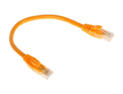 Patchcord RJ45/6/0.2-ORANGE 0.2m