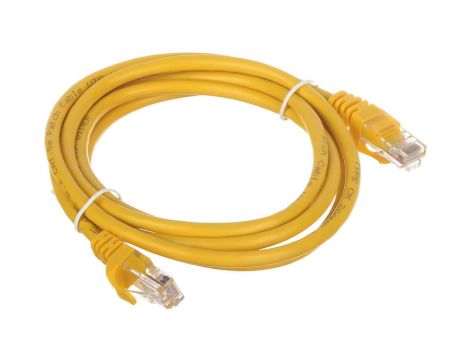 Patchcord RJ45/1.8-YELLOW 1.8m