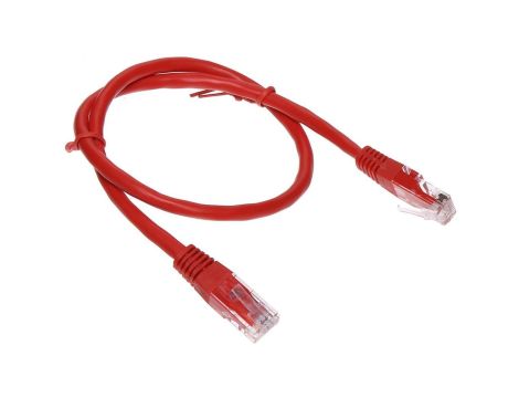 Patchcord RJ45/6/0.5-RED 0.5m