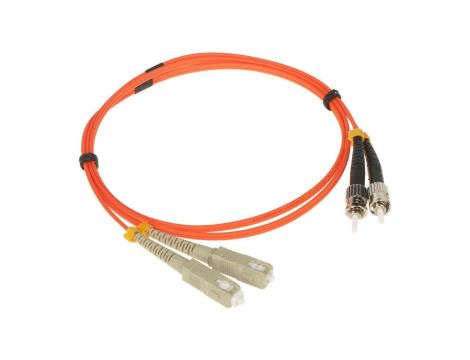 Patchcord światłowodowy wielomodowy PC-2SC/2ST-MM 1m