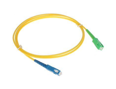 Patchcord światłowodowy jednomodowy PC-SC-APC/SC 1m