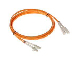 Patchcord światłowodowy wielomodowy PC-2LC/2SC-MM-2 2m