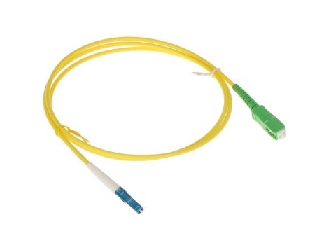 Patchcord światłowodowy jednomodowy PC-SC-APC/LC 1m