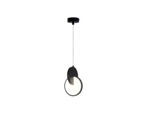 Lampa wisząca Circlo do nowoczesnego salonu źródło LED CTT LP-1311/1P BK Light Prestige