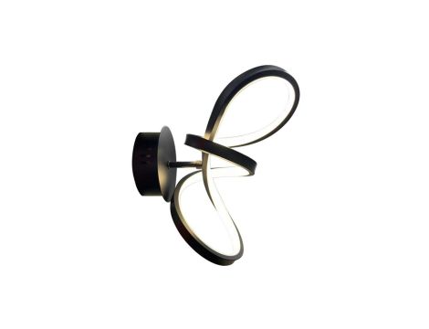 Kinkiet TESORO BLACK 15W LED CZARNY 4000K 15W LED IP20 ML1052 Milagro