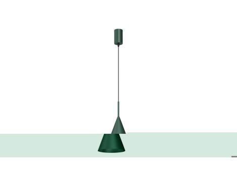 Lampa wisząca CAPITAL GREEN Ø17cm 1xGX53 MLP0967 Milagro