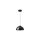 Lampa wisząca GAMMA BLACK 1xE27 MLP1063 Milagro
