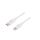 USBC-LIGHT/0.5WH Kabel USB 2.0 Apple Lightning wtyk, USB C wtyk 0,5m biały