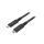 USBC.4-1.0BK Kabel Thunderbolt 3, Thunderbolt 4, USB 4.0 1m czarny 40Gbps
