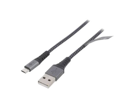 USB-MICRO-TXT/2.0 Kabel USB 2.0 USB A wtyk, USB B micro wtyk 2m 480Mbps