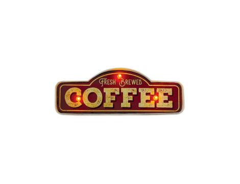 Kinkiet METAL RETRO LED Fresh Brewed Coffee Forever Light